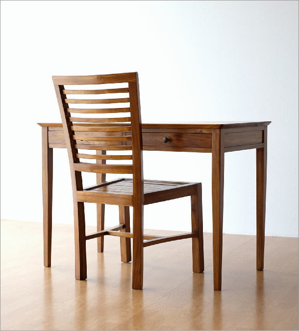 ダイニングチェアー チーク 無垢材 椅子 天然木 チークチェアー