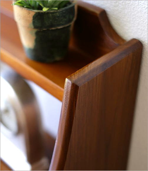 キャビネット 電話台 ファックス台 FAX台 おしゃれ チーク 無垢材