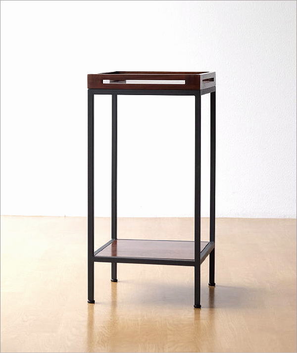 花台 木製 フラワースタンド 玄関 室内 屋内 天然木 無垢材 サイド