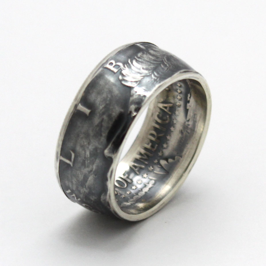 指輪／コインリング／ケネディ銀貨／ケネディフェイス／1964年