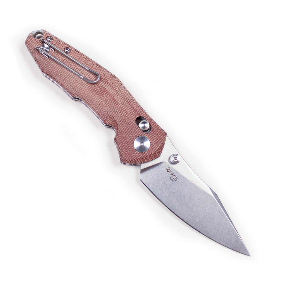 ACE Nazca Natural Canvas Micarta | EDC Folder Knife | GiantMouse – GMK