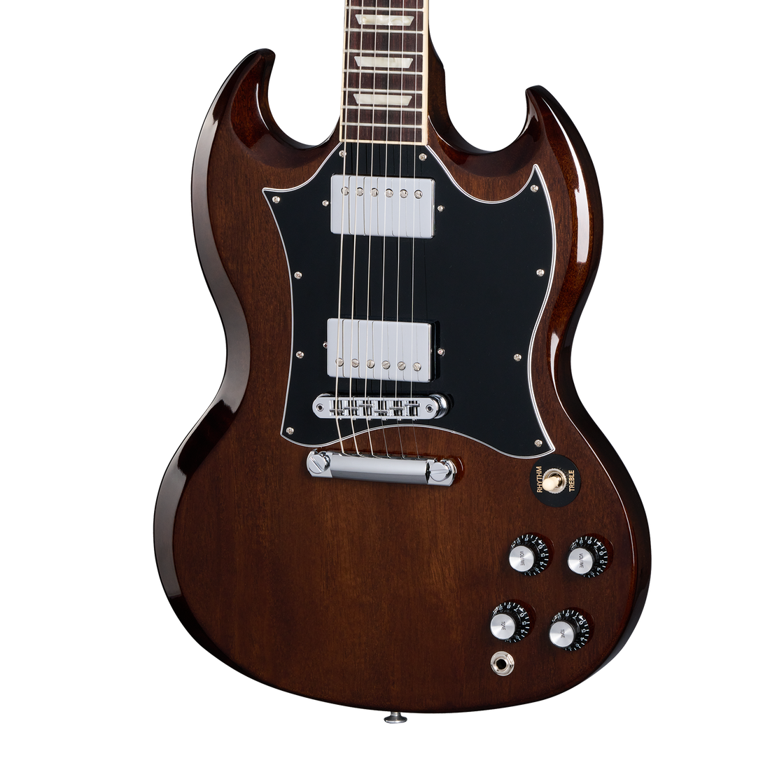 Gibson Back in Black… Heritage Cherry, and Dark Walnut!