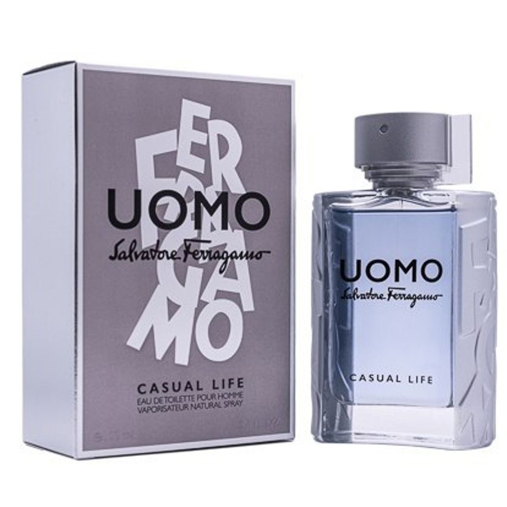 Uomo Casual Life 3.4 oz by Salvatore Ferragamo For Men | UPC