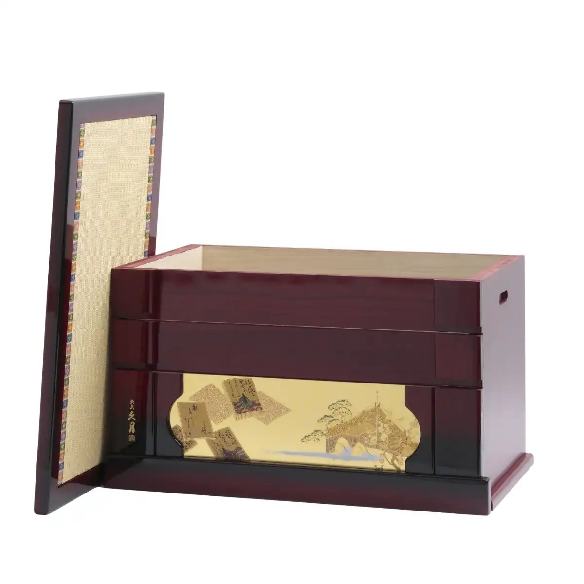 完売しました】久月 雛人形 衣裳着三段五人収納飾り 雛の詩(平安三賢女