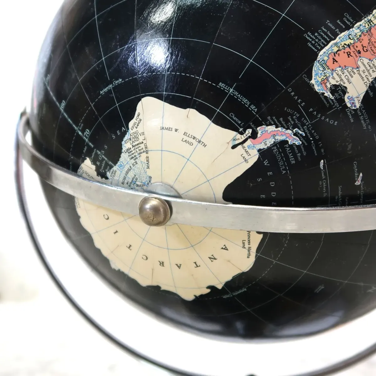 REPLOGLE社 アンティーク 黒地球儀 ブラックオーシャン ｜ glow ANTIQUES