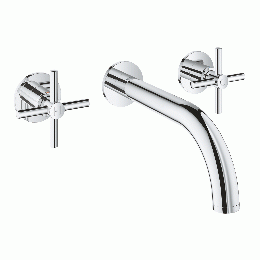 2ハンドル壁出洗面混合栓(吐水口寸法180mm)｜製品情報｜GROHE(グローエ