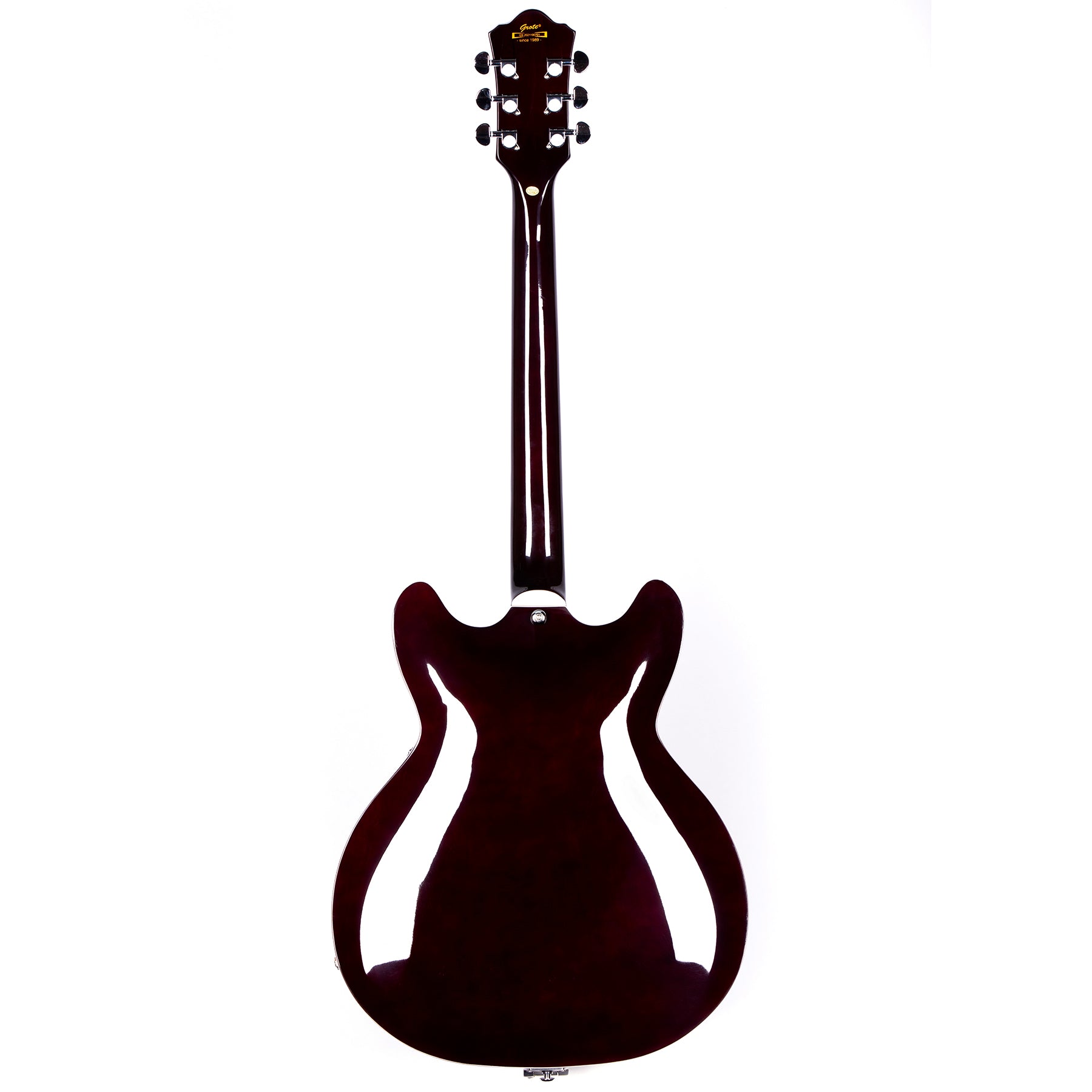 GROTE 335 style Jazz Electric Guitar with Bigsby Semi-Hollow Body