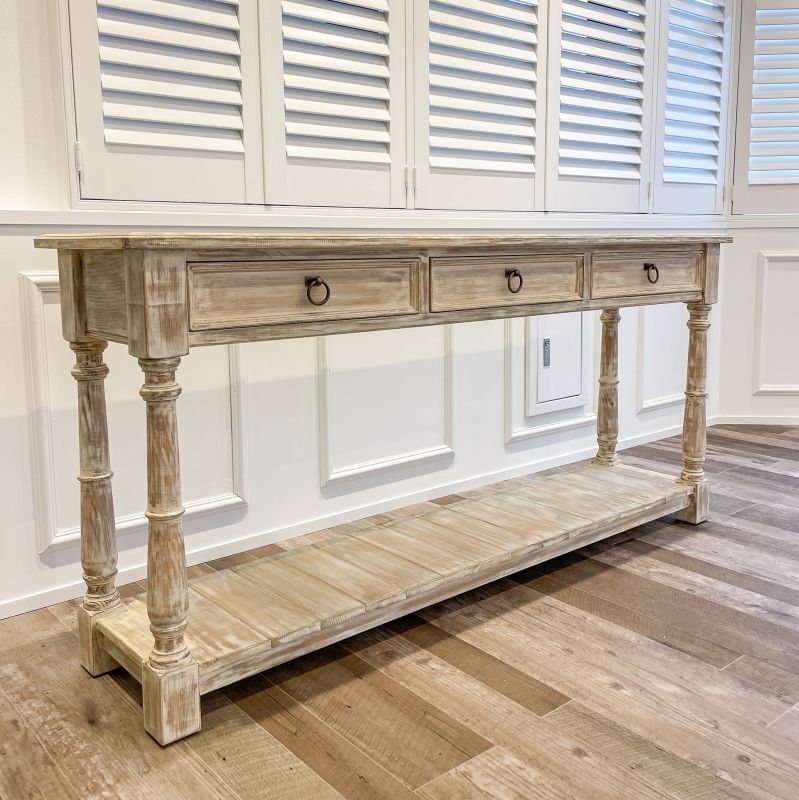 フランスアンティーク家具ろくろ足コンソールテーブル@東京大阪名古屋