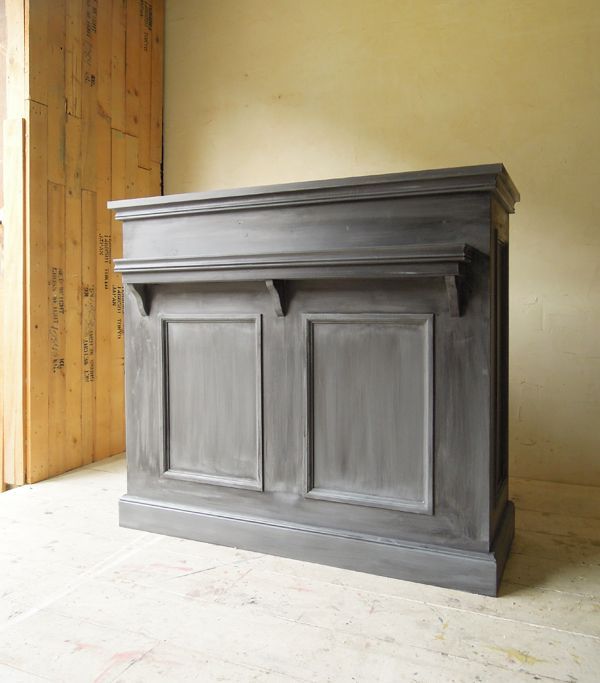 シャビーシックな雰囲気の美容室向けレジカウンターオーダーメイド専門