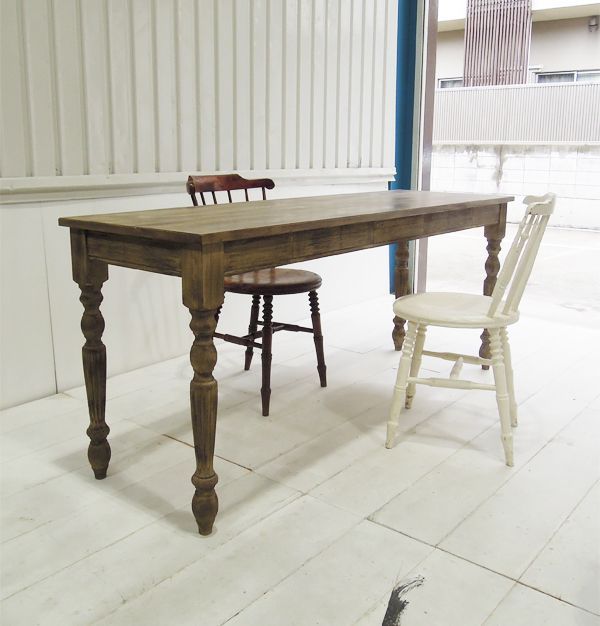 アンティーク調うづくりロングデスク@大阪東京名古屋GraceFurniture