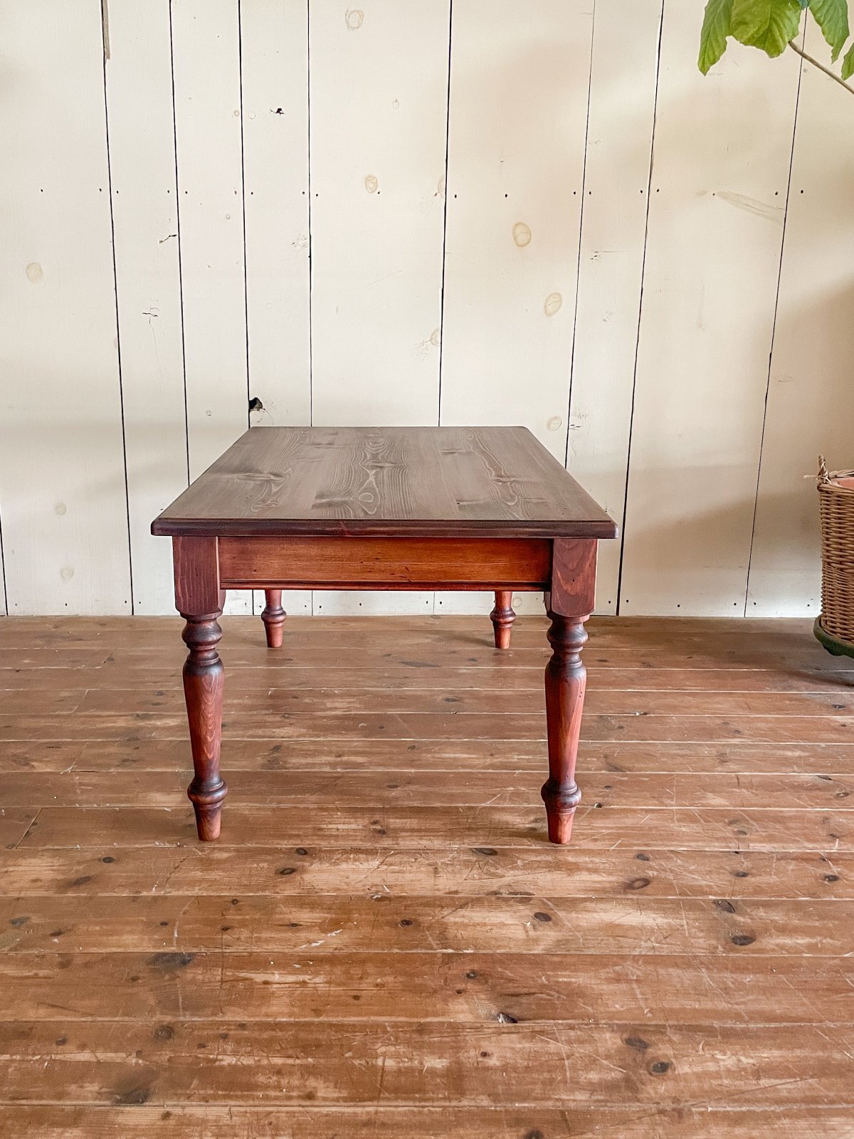 95✕35 カウンターテーブルウォールナットワックスアンティーク