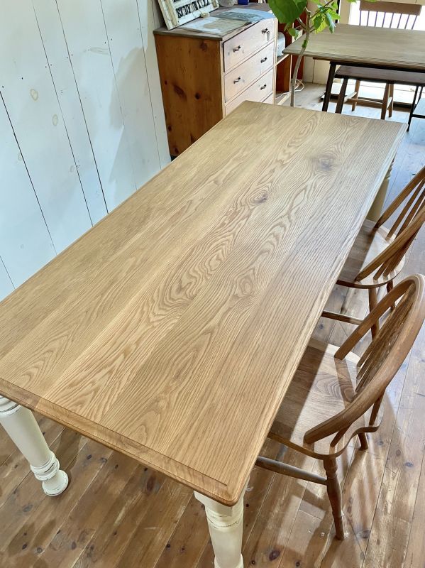 アンティーク家具のようなファーマーズダイニングテーブルW1800@大阪