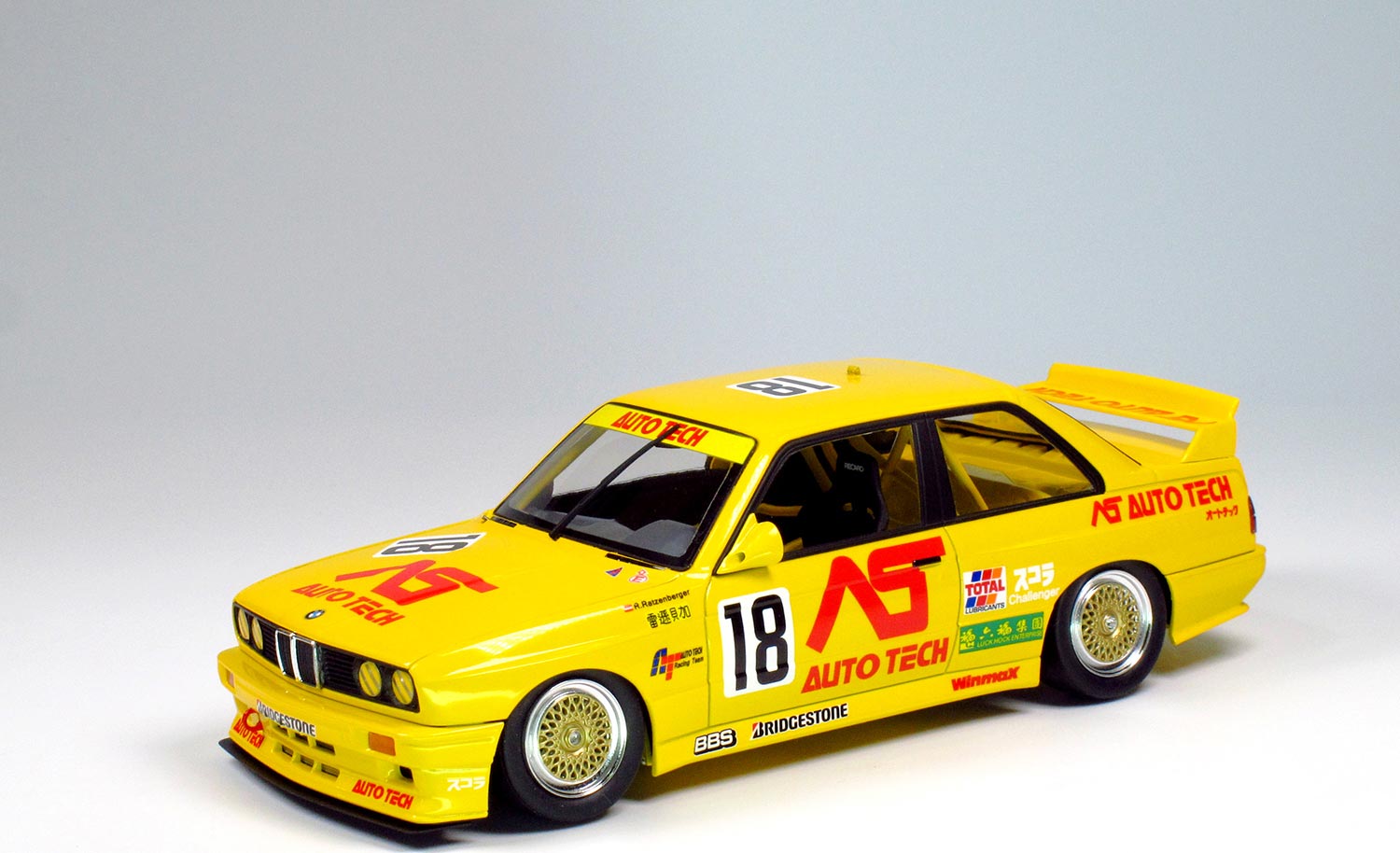 PTZPN24014 - Platz NuNu 1/24 BMW M3 E30 Gr.A 91 Auto Tech By PLATZ