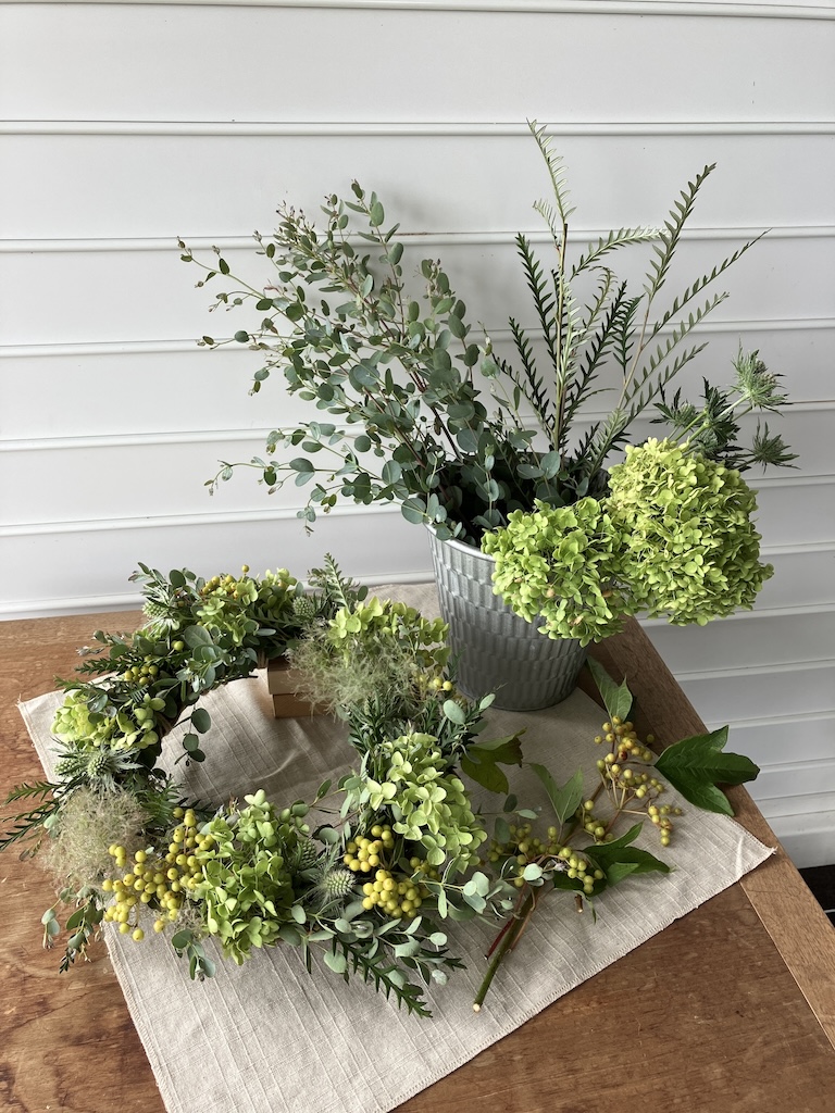 玉川髙島屋S・C アナベルでつくるセミドライリース | 株式会社