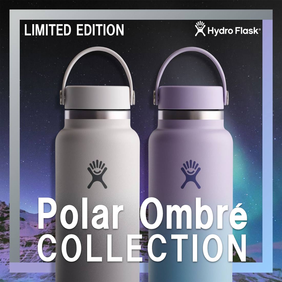 ハイドロフラスク ワイドマウス 32oz ポーラー オンブル Polar Ombre