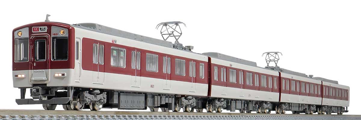 1259S＞近鉄1620系（VVVFロゴ選択式）4両編成基本セット｜塗装済み
