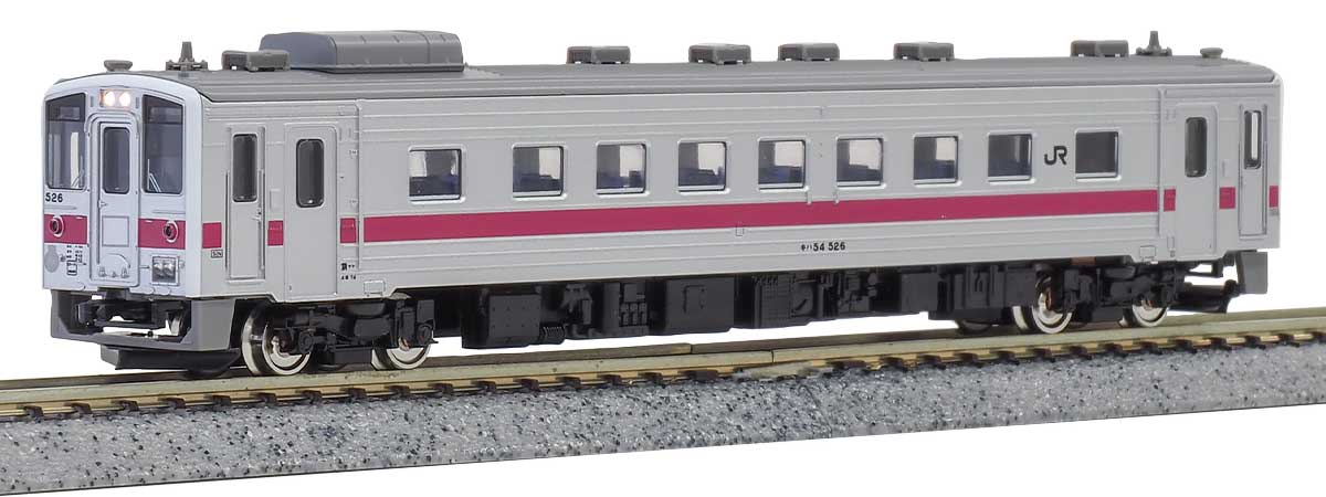 30408＞JR北海道キハ54形（500番代・ピンク帯）1両単品（動力付き）｜N