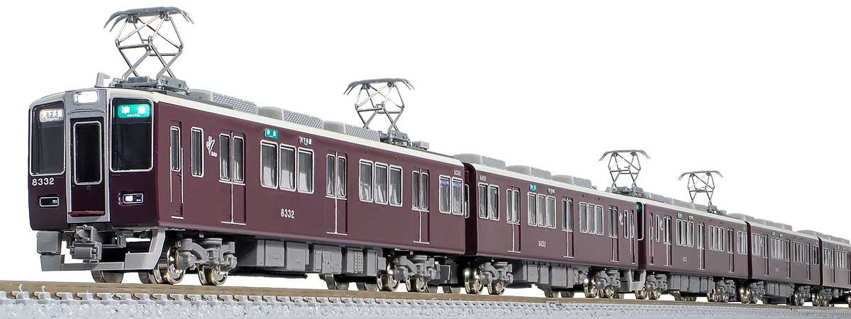 31951＞阪急8300系（2次車・8332編成＋8313編成・白ライト）8両編成