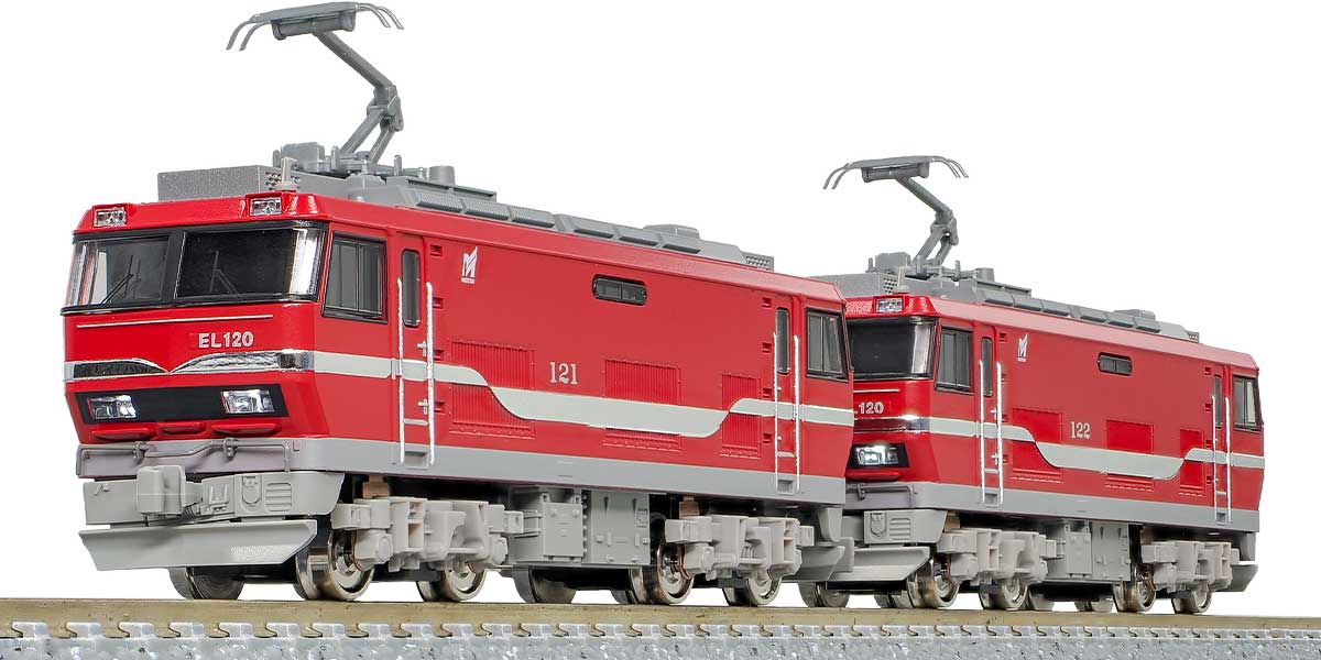 31910＞名鉄EL120形電気機関車 2両（T＋T）セット（動力無し）｜N