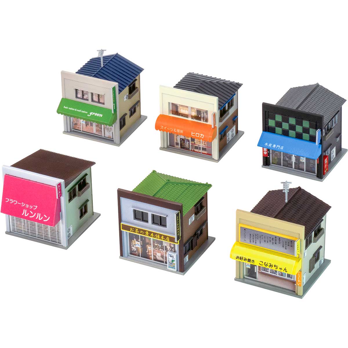 2218＞商店セット（リノベーション仕様・6棟入り）｜ストラクチャー