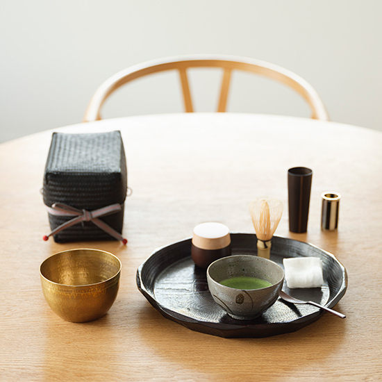 沢栗ハツリ盆 1尺