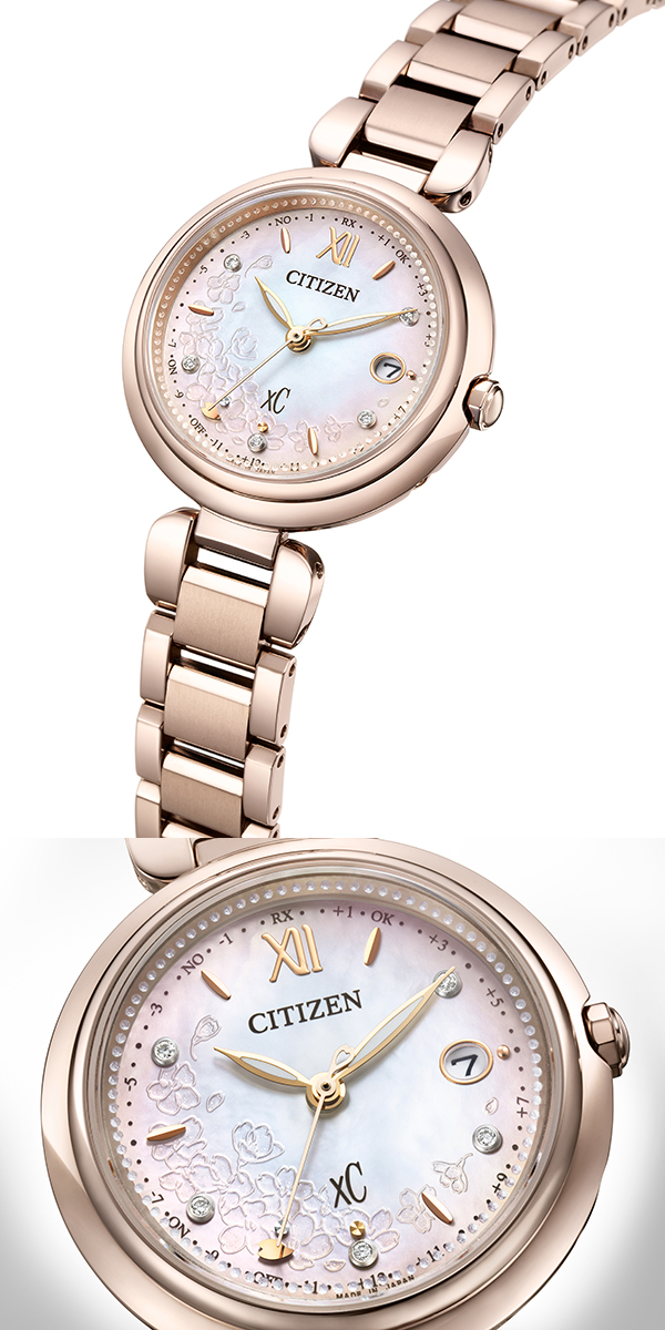 2025新作 「シチズン クロスシー」mizu コレクションから、優しい春の