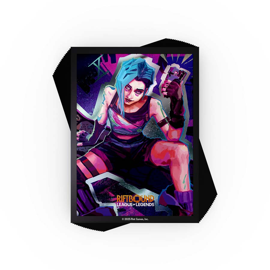 RIFTBOUND TCG: LEAGUE OF LEGENDS: SET 1 ORIGINS: JINX ART SLEEVES
