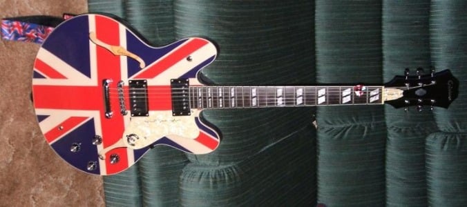 EPIPHONE NOEL GALLAGHER UNION JACK SUPERNOVA electric guitars
