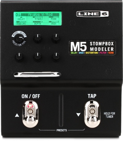 Line 6 M5 Stompbox Modeler Pedal Settings - Guitar Chalk