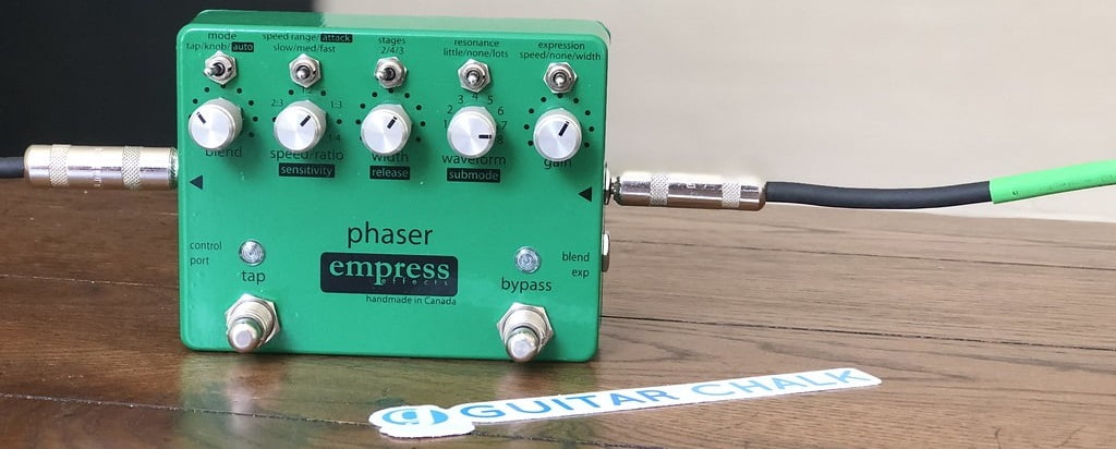 Empress Phaser Review (pedal in hand) - Guitar Chalk