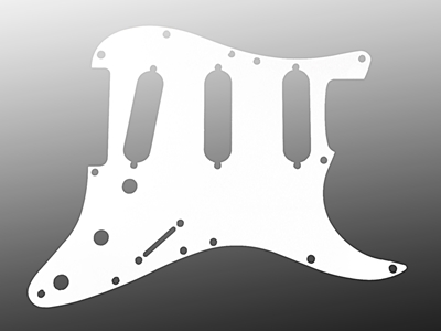 ストラト ピックガードアルミシールド プレート通販｜ギターワークス