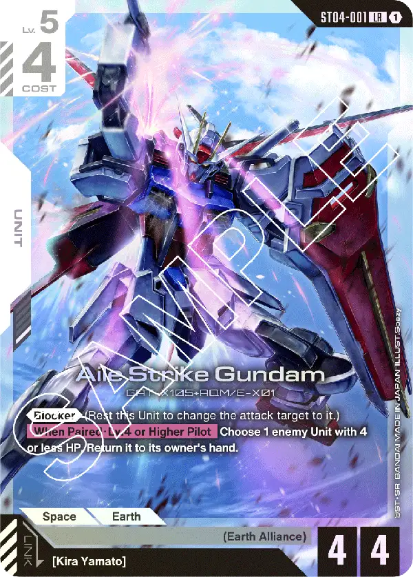 ST04 Earth Alliance / ZAFT | GUNDAM CARD GAME Official Website