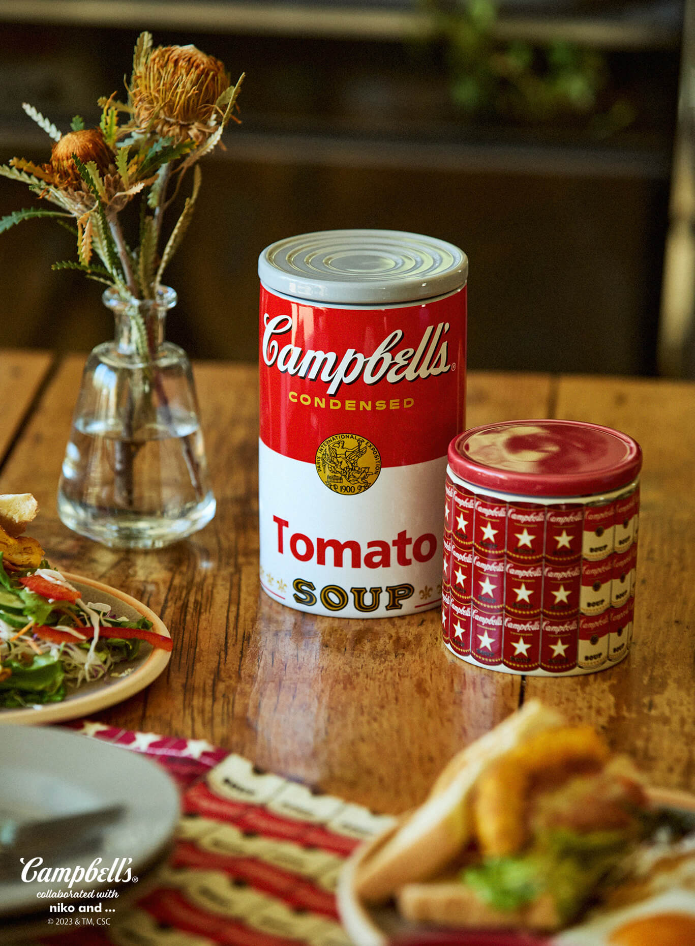 Campbell's collaboration with niko and  -キャンベルスープと