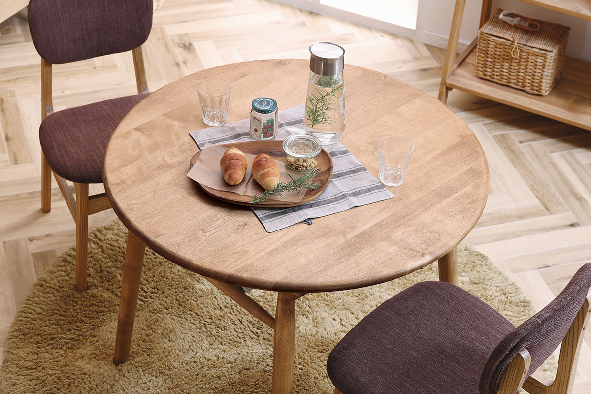 LOGIE（ロジ―）円形ダイニングテーブル｜ダブルデイ