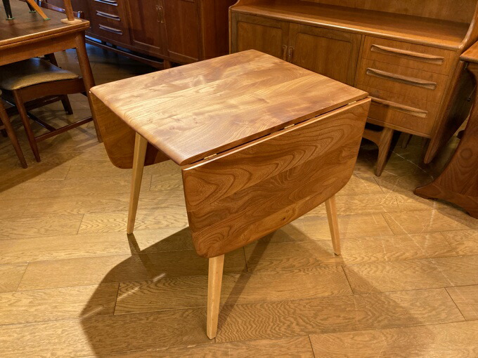 アーコール スクエア ドロップリーフ テーブル Ercol Square Drop Leaf