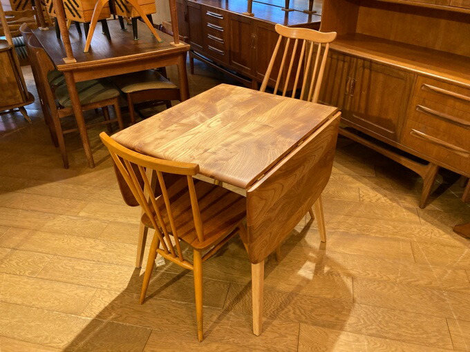 アーコール スクエア ドロップリーフ テーブル Ercol Square Drop Leaf