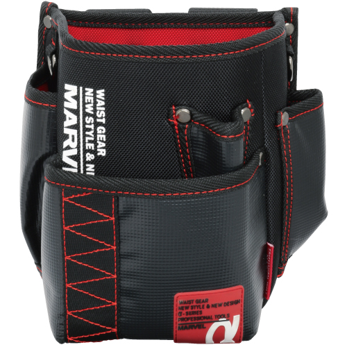 MDP-90AR 電工ポケット(スタンダードタイプ)レッド｜電設工具の