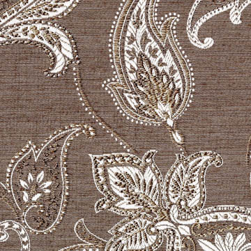 クラシック モダン】ペイズリー柄のドレープカーテン＆シェード【2115