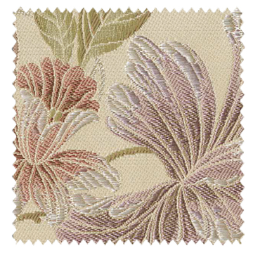 アメリカン クラシック】繊細で上品な花柄ジャガード織のドレープ