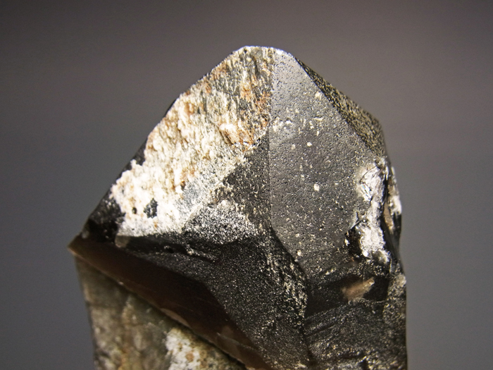 岐阜県蛭川田原産 煙水晶＆玉滴石 (Smoky Quartz & Hyalite / Japan