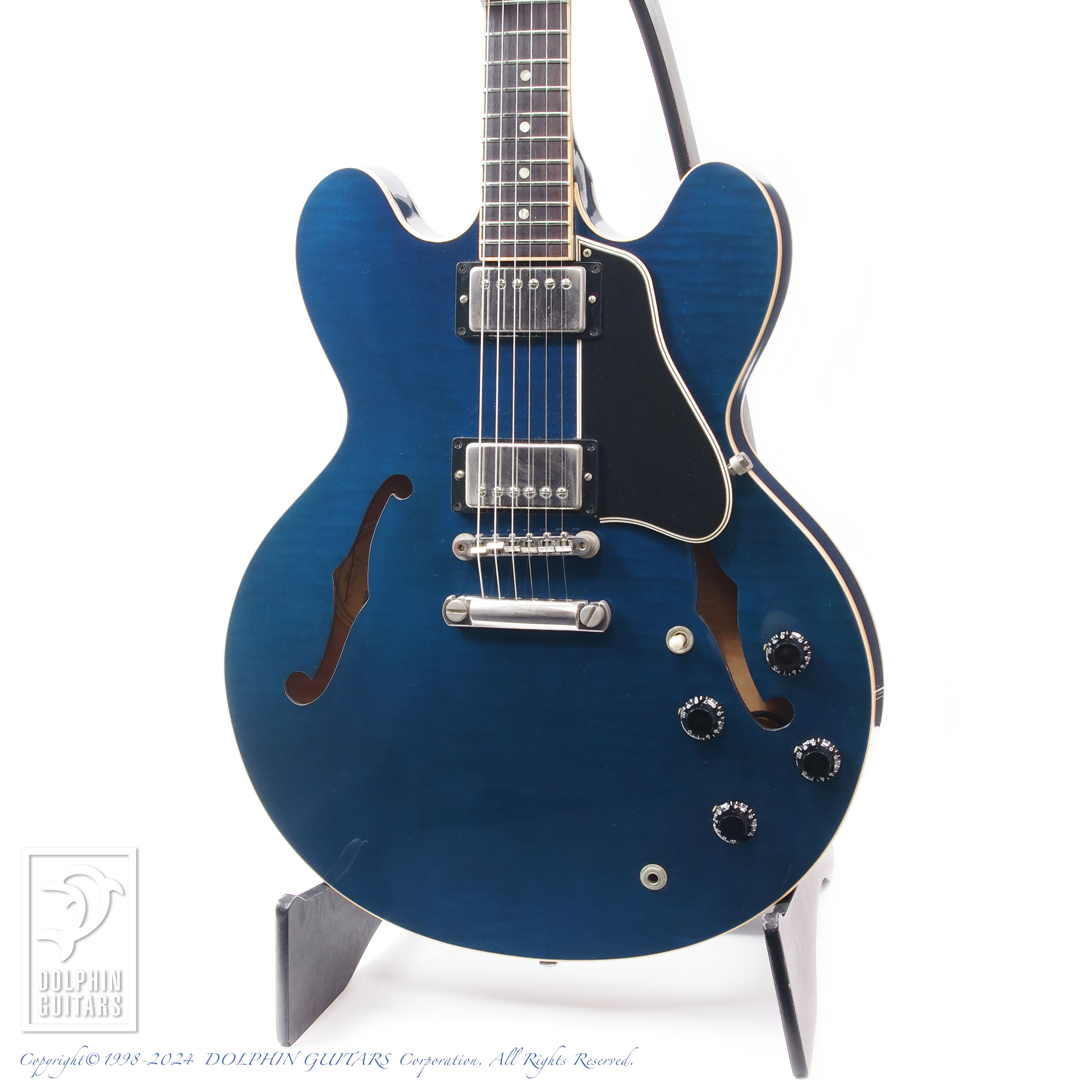 Gibson Memphis ES-335 Dot (Beale Street Blue)|ドルフィンギターズ