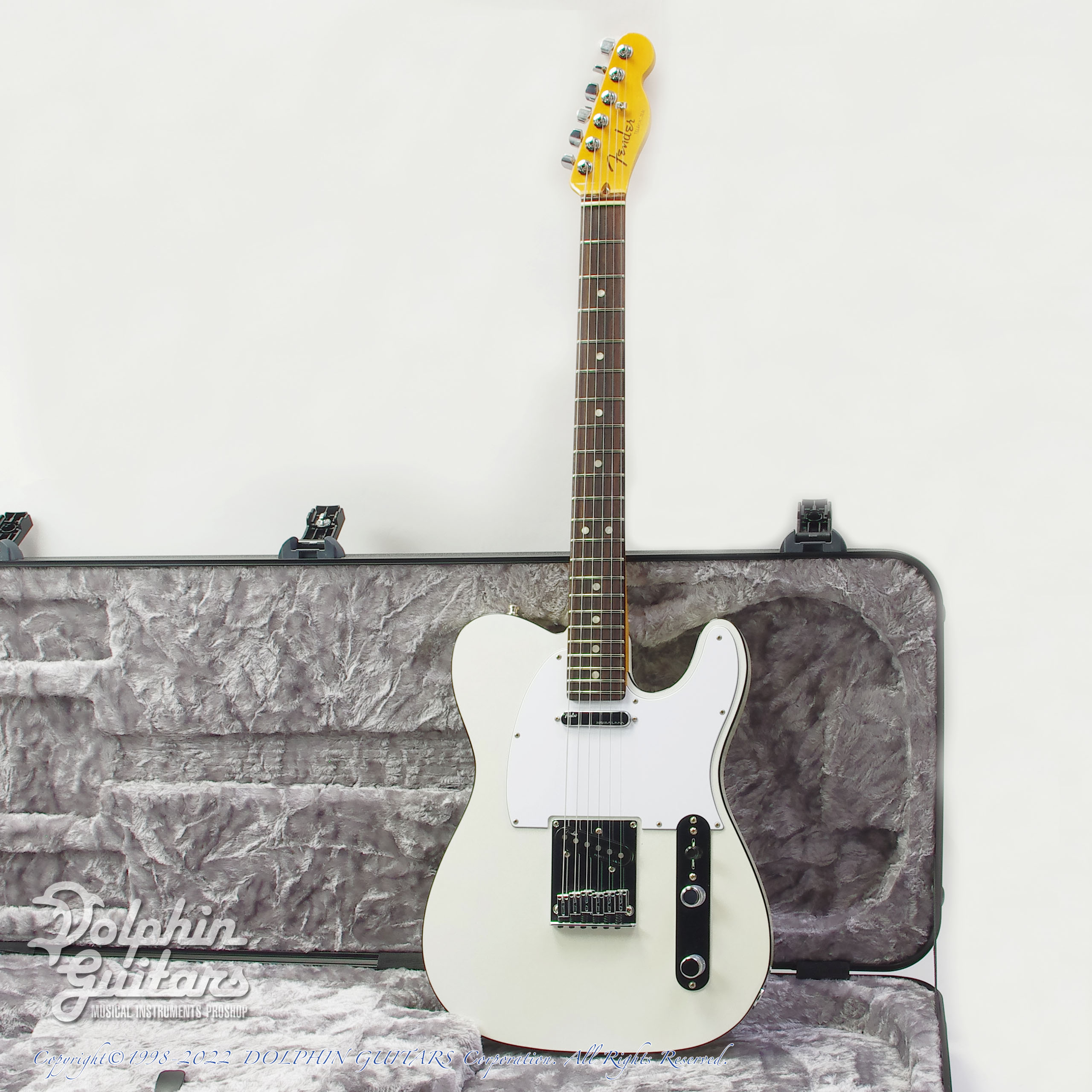 FENDER USA American Ultra Telecaster (Arctic Pearl)|ドルフィンギターズ