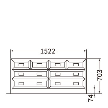 ドロアーチェスト／FHA504 ｜ 「domani／ドマーニ」カリモク家具の最