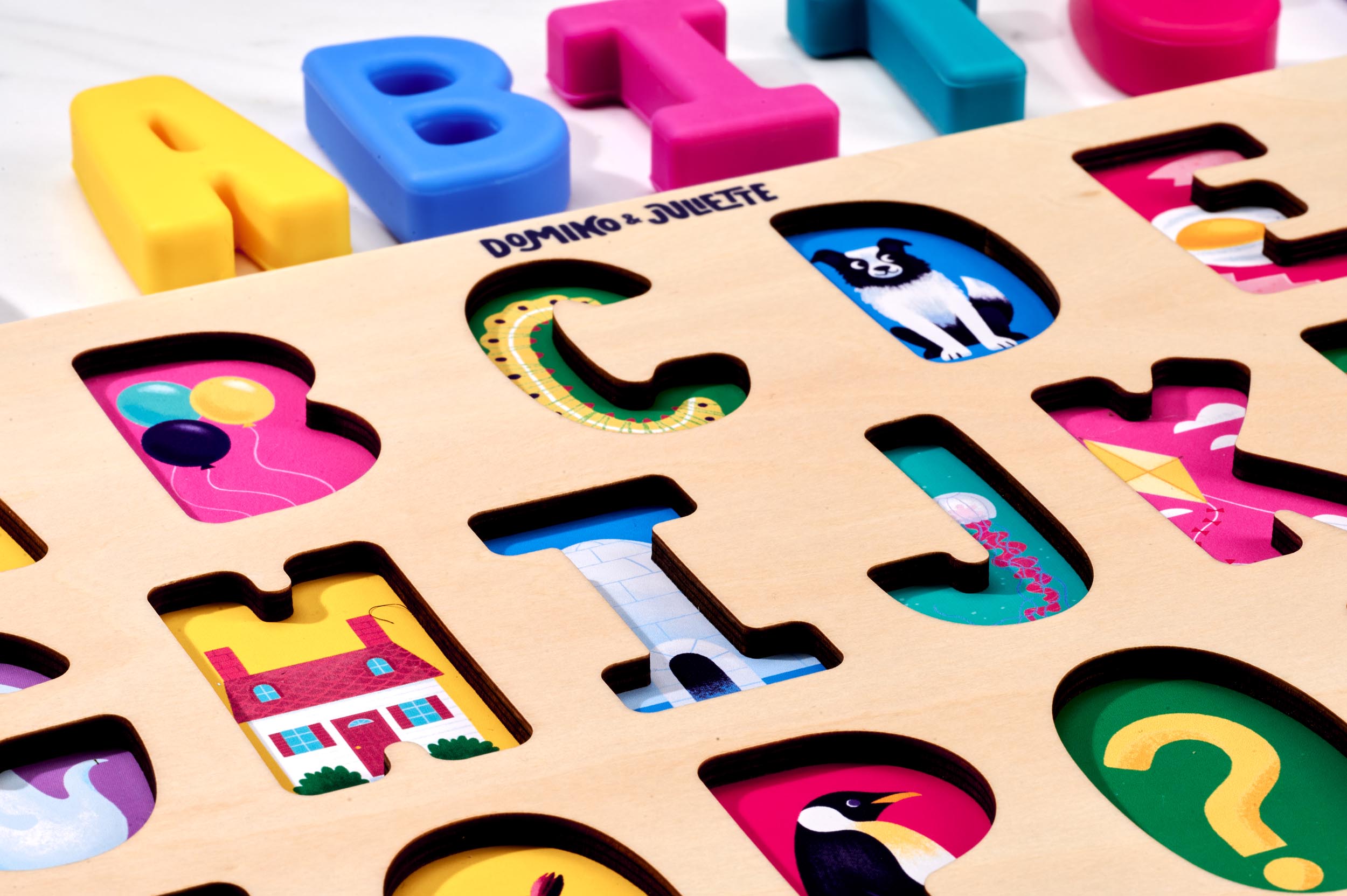 Alphabet Puzzle for Babies, Toddlers & Preschoolers – Domino