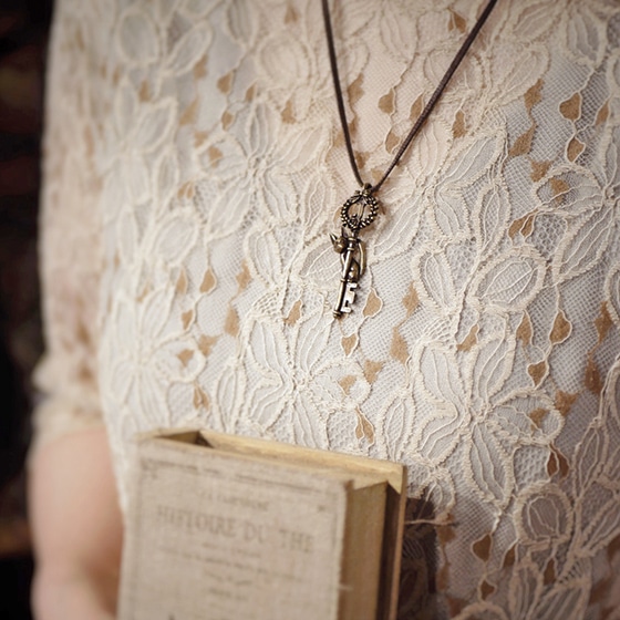 Donguri Closet】魔女の宅急便 ネックレス アンティークキー