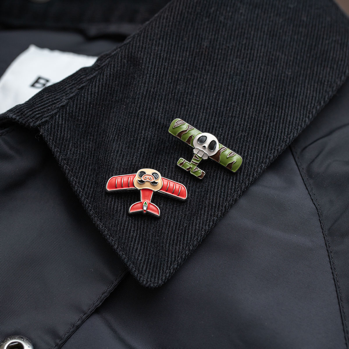 GBL】天空の城ラピュタ デザインピンバッジ 飛行石 | どんぐり共和国