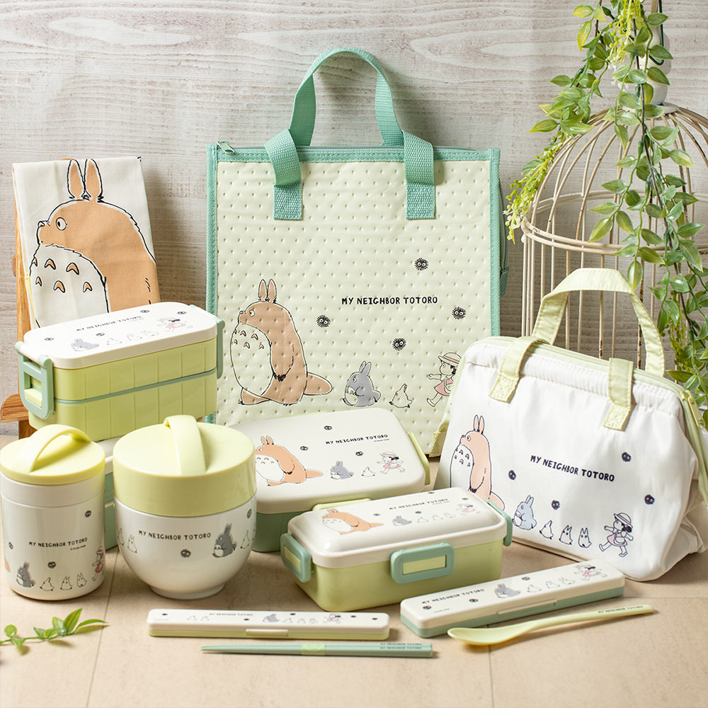 となりのトトロ 抗菌2段ふわっと弁当箱 行進 PFLW4AG | どんぐり共和国