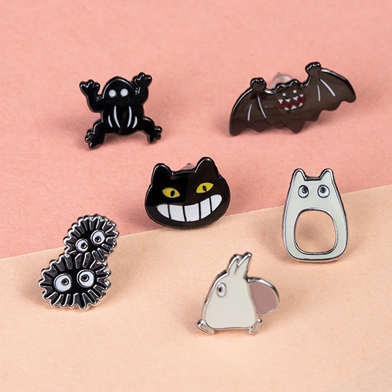 となりのトトロ オープニング ピアス6個セット | どんぐり共和国そらの