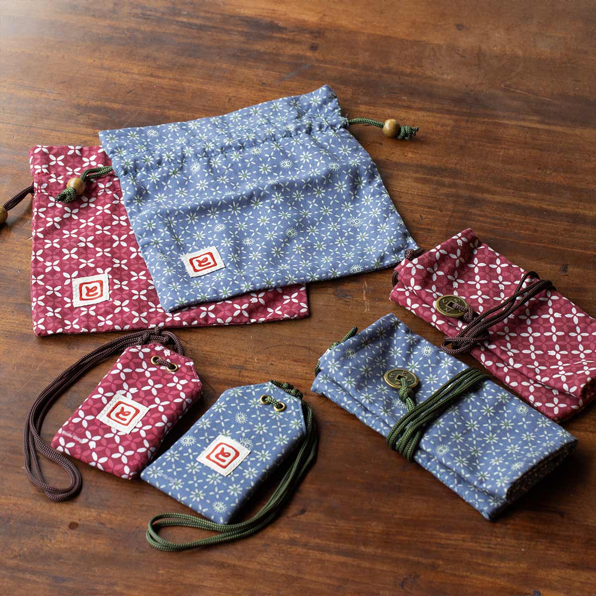 となりのトトロ Craft Style Collection 巾着袋 七宝つなぎ | どんぐり