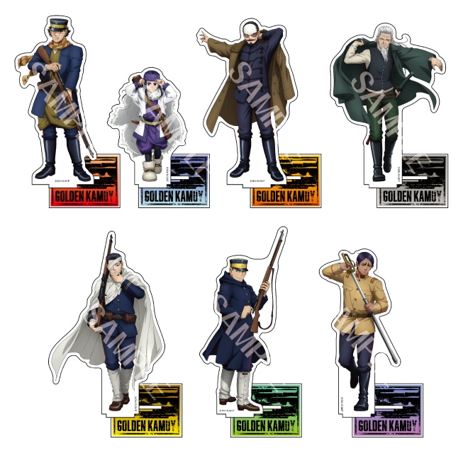 TVアニメ『ゴールデンカムイ』の描き下ろしイラストを使用した新商品が